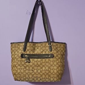 Signature Brown Tote Bag